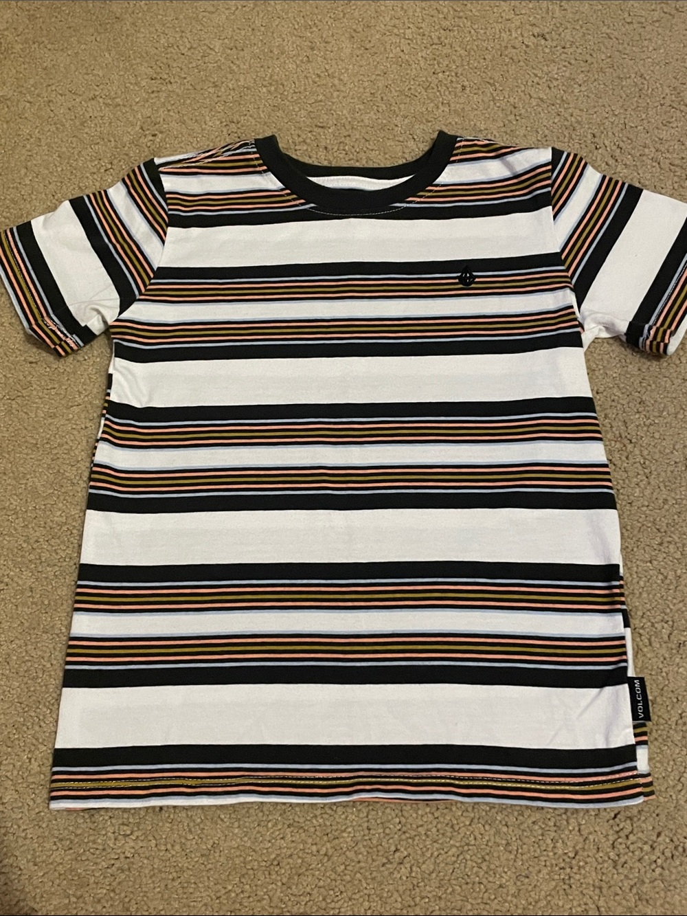 Volcom Boys Striped short sleeve top